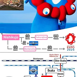 （日本中から大阪いらっしゃい２０２２）USJまで2駅 懐かしファミコンでスーパーマリオと過ごすお部屋 in Sakura Villa 大阪市